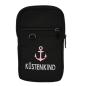 Preview: Handtasche Brusttasche Crossbag Küstenkind Handytasche Gürteltasche schwarz